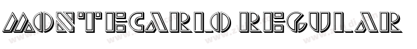 MonteCarlo Regular字体转换